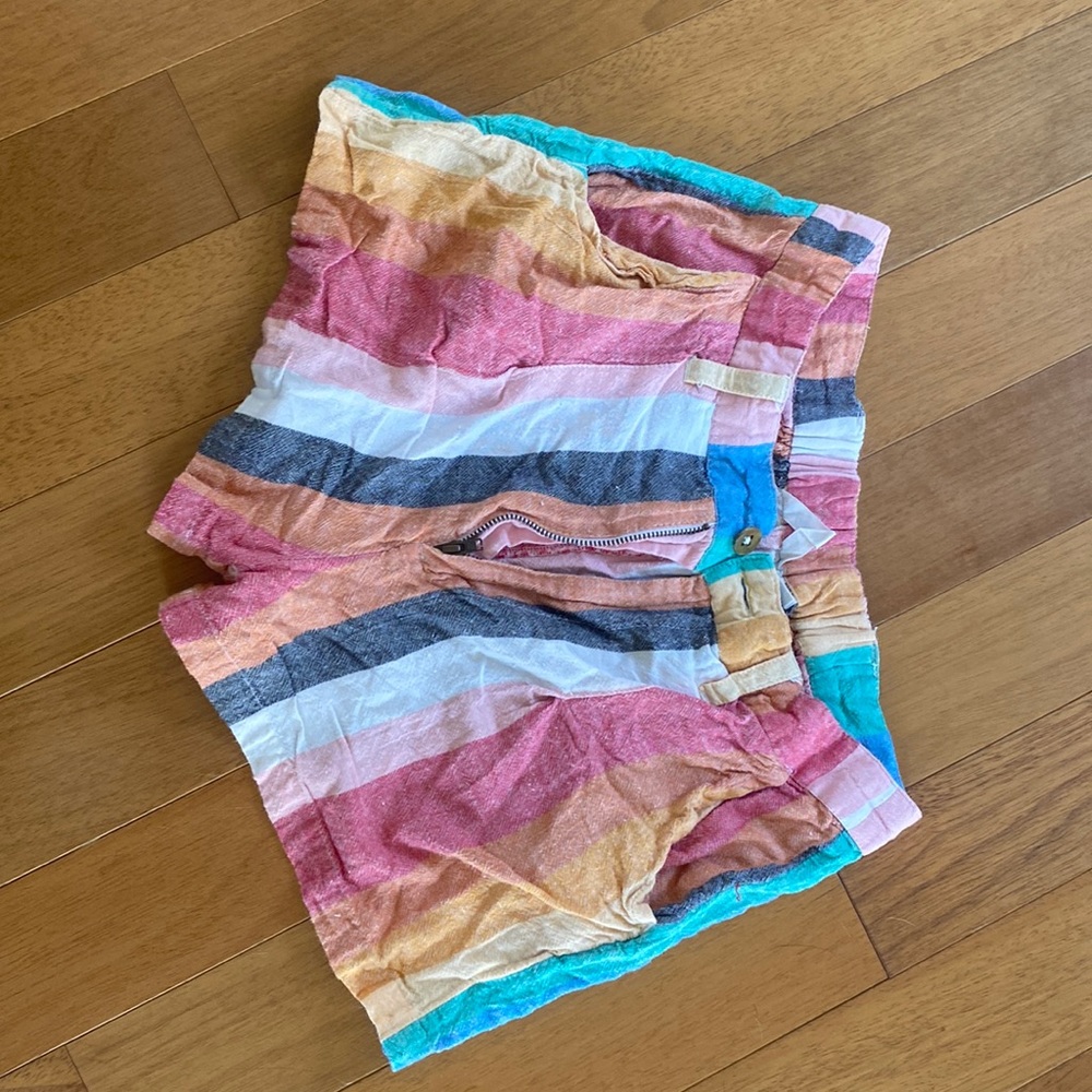 Billabong bright striped shorts